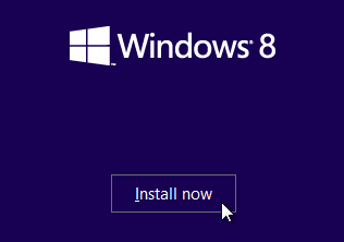 Difficulty installing Windows 8
